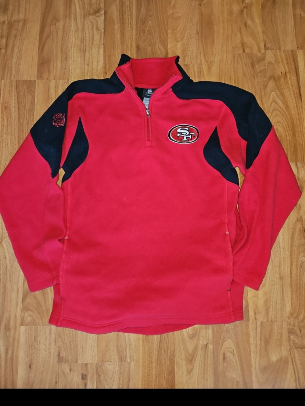 Youth 49ers Fleece quarter zip